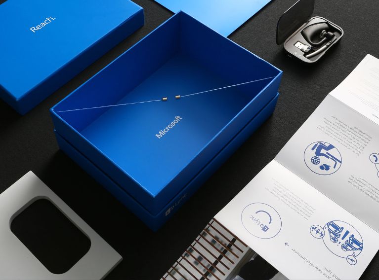 Microsoft – Corporate Gift Packaging Design Matching The Innovative Product