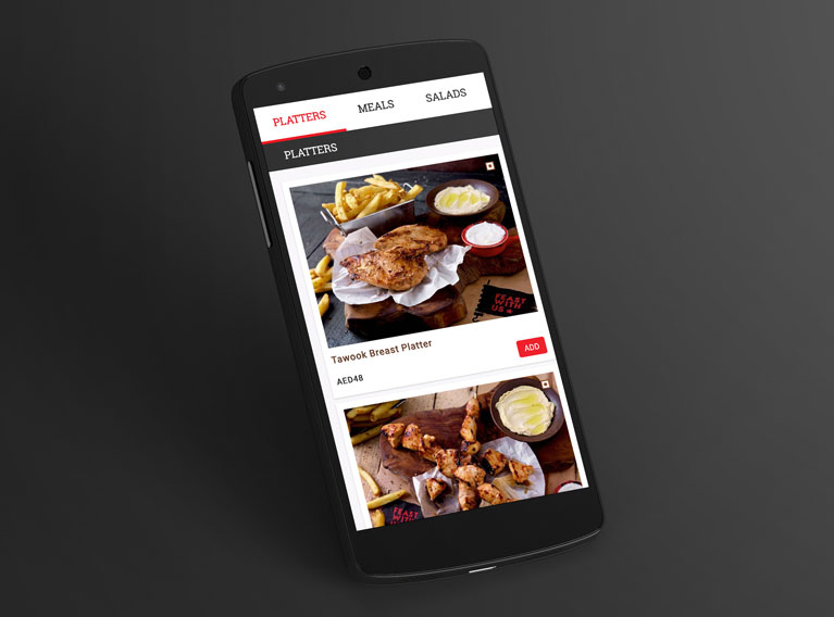 Tawook Nation – eCommerce Website For Delivery Restaurant In Dubai