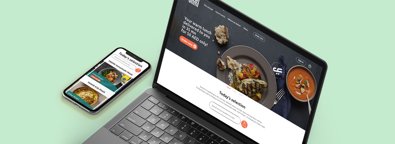 Yawmi – eCommerce Website For Satellite Kitchen In Dubai