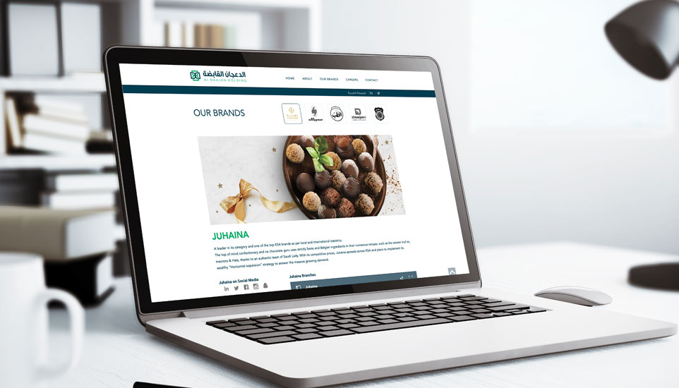 
							الدعجان - تصميم وتطوير الموقع الإلكتروني للشركة في السعودية			      	